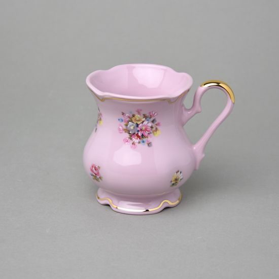 Hrnek 0,25 l, Mary-Anne, dekor 6, Leander, růžový porcelán