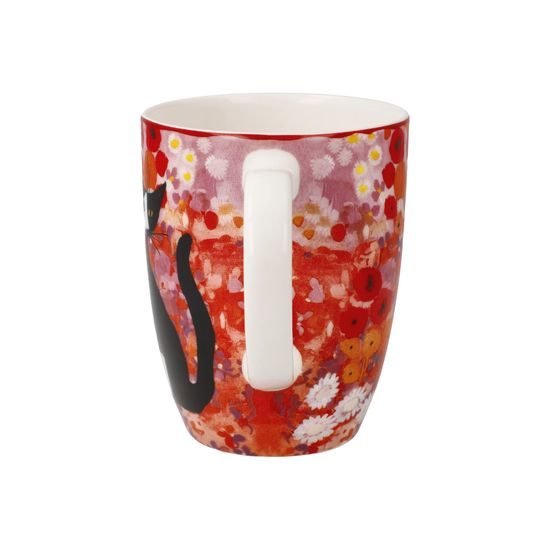 Cup Prato fiorito colorato 400ml, Fine Bone China, Cats Goebel R. Wachtmeister