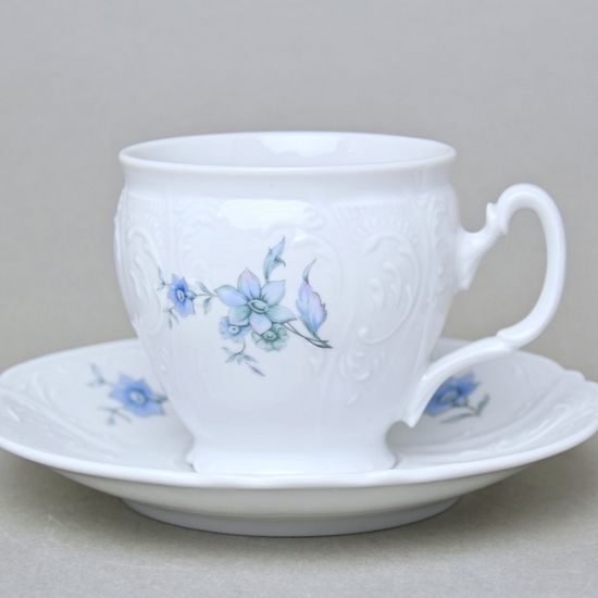 BERNADOTTE Hořec: Šálek a podšálek kávový 220 ml / 16 cm, Thun 1794, karlovarský porcelán