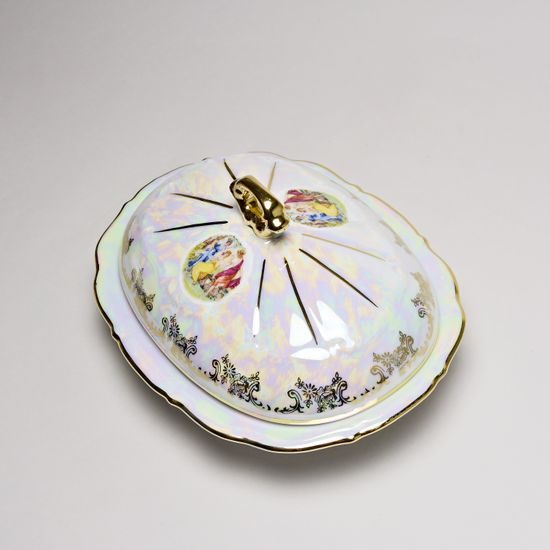 Butter dish: M.Tereza, Golden line, The Three Graces, Frederyka Carlsbad