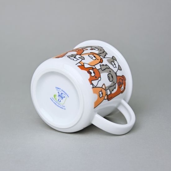 Hrnek Tina střední 240 ml, Pejsci, Český porcelán a.s.
