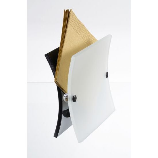 Křišťálový minimalismus - držák na ubrousky 180 x 180 mm, Křišťálové dárky a dekorace PRECIOSA