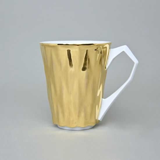 Hrnek 250 ml, Diamond Gold, porcelán Goldfinger