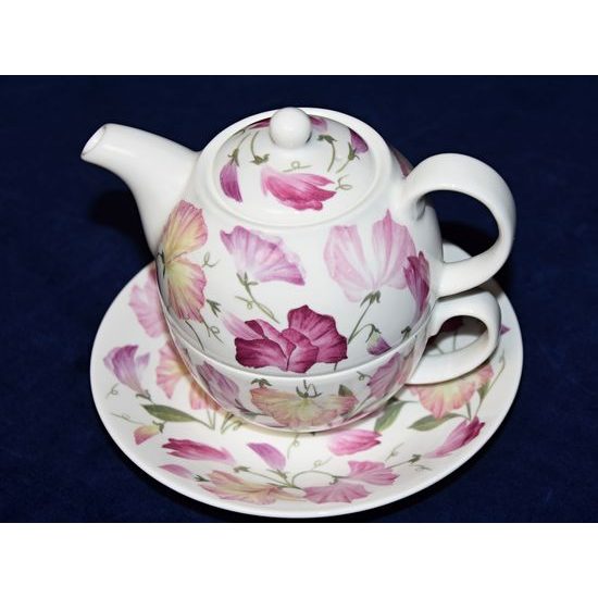 Fashion Cat: Tea for one set, English Fine Bone China, Roy Kirkham -  Anglický porcelán Roy Kirkham - Roy Kirkham fine bone China - by  Manufacturers or popular decors - Dumporcelanu.cz 