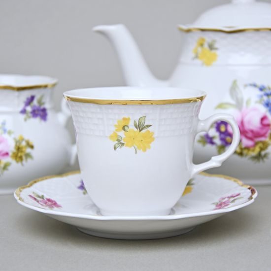 Tea set for 6 persons, Natalie Rose, Thun 1794 Carlsbad porcelain