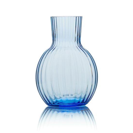 Carafe / vase 1900 ml, Light Blue - Tethys, Kvetna 1794 Glassworks