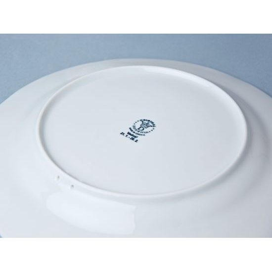 Talíř mělký 24 cm, Vodnář, (i na zeď), Cibulák, originální z Dubí