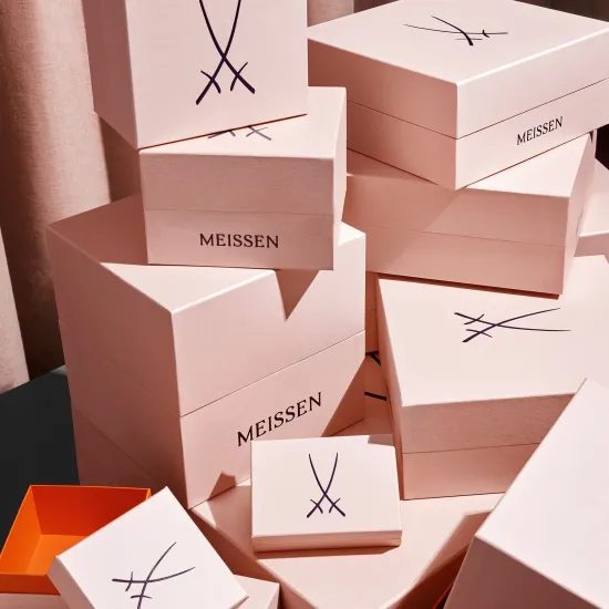 Konvička 13,5 cm n°41 noble blue - Ušlechtilá modrá, Míšeňský porcelán