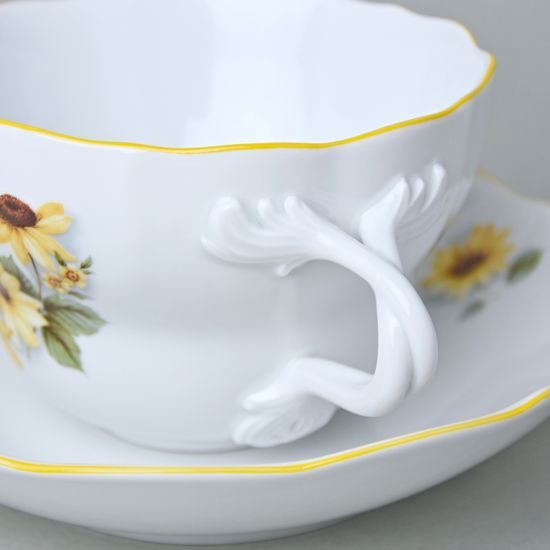 Šálek a podšálek D, 400 ml, Rudbégie, Český porcelán a.s.