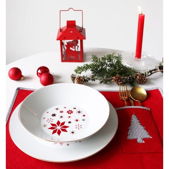 Christmas Lea: Deep Plate 22 cm, Thun karlovarský porcelán