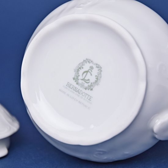 Konvička 0,35 l, Thun 1794, karlovarský porcelán, BERNADOTTE bílá