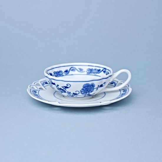 Cup plus saucer 200 ml / 15,3 cm GIFT BOX, Original Blue Onion Pattern