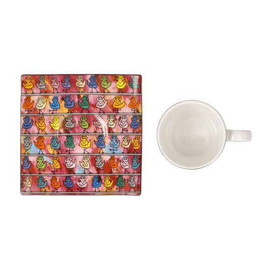 Demitasse We are the Birds 100ml, fine bone china, J. Rizzi, Goebel