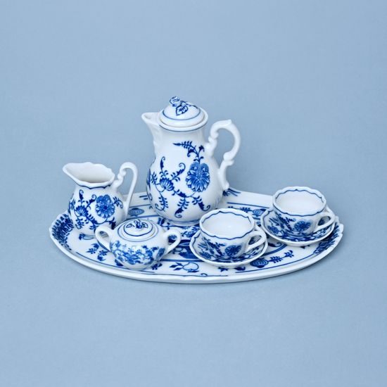 Souprava kávová mini 8 dílná, Cibulák, originální z Dubí