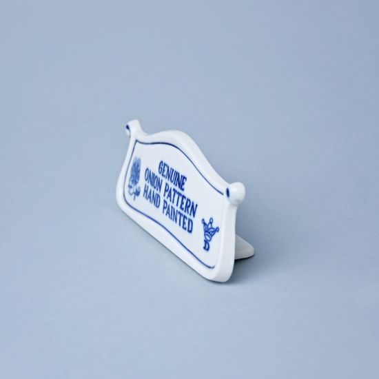 Reklamní štítek s nápisem 14 cm, Cibulák, originální z Dubí