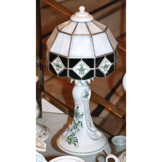 Table lamp 34 cm, Green Onion Pattern, Cesky porcelan a.s.