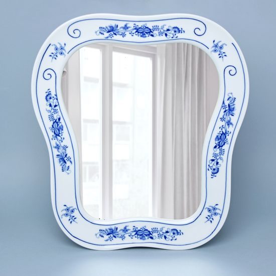 Mirror wall 40 x 37 cm, Original Blue Onion Pattern