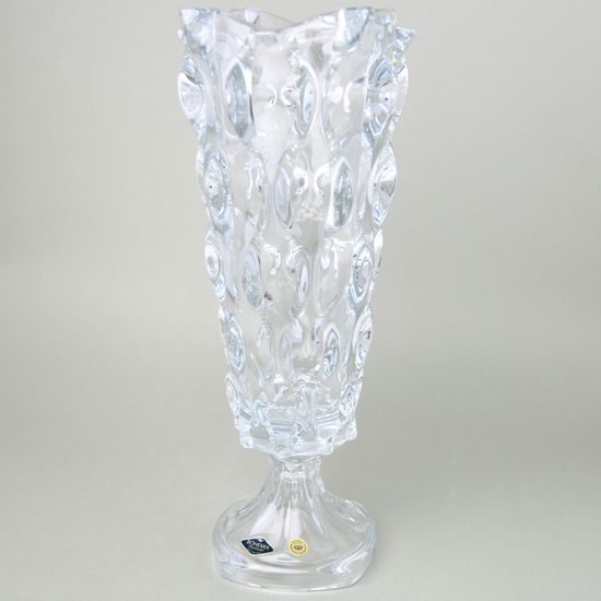 Váza SAMBA 40,5 cm na nožce, Crystal BOHEMIA