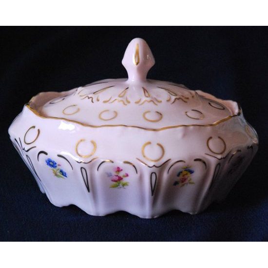 Oval container 10,7 cm, Lenka 247, Rose China