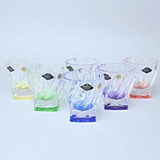 PONTI - Harlequin, Whiskey glasses, set 6pcs., 320 ml, Bohemia Treasury
