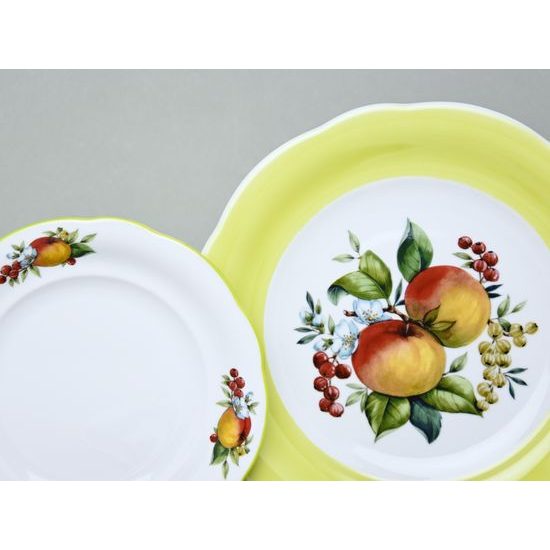 Plate set for 6 persons, Mary-Anne, Apples, Leander Loučky