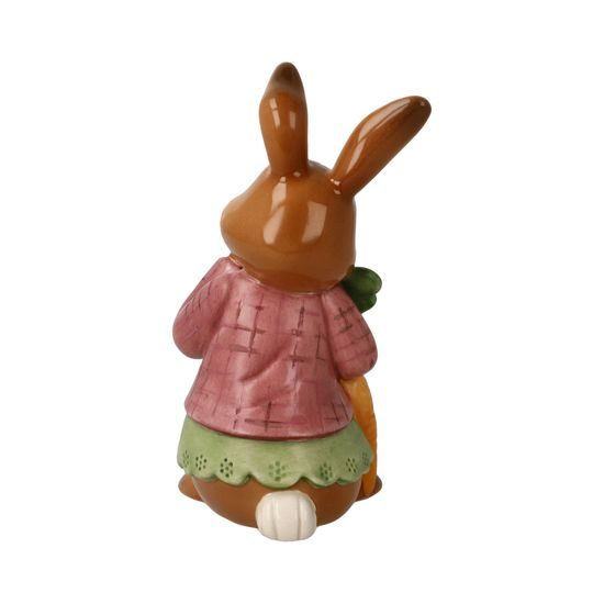 Figurka zaječice s mrkvemi 5 / 5 / 11,5 cm, kamenina, Goebel