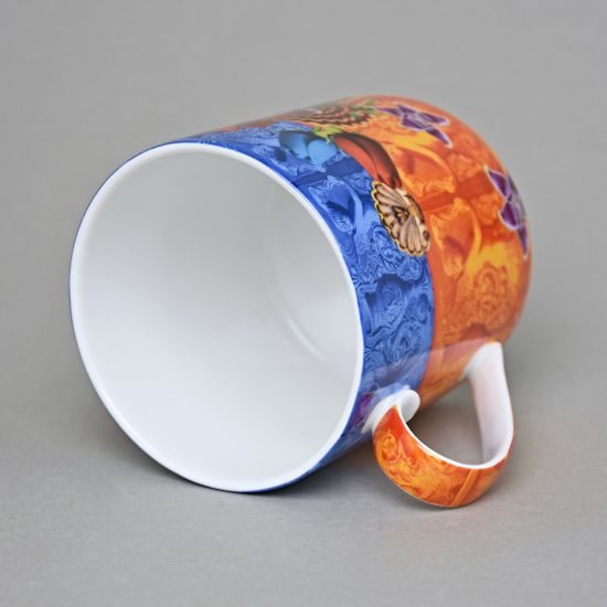 Mug 9 cm 300 ml, Orange, Foulard, Lamart: Palais Royal