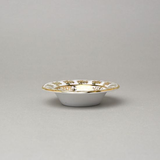 Small side bowl Rozetka 10,5 cm, The Three Graces, QueensCrown porcelain