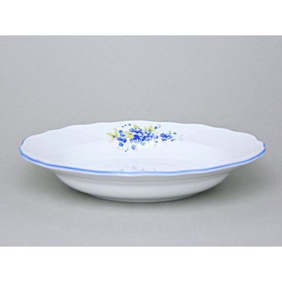 Plate deep 24 cm, Forget-me-not, Český porcelán a.s.