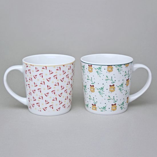 Hrnek Tomáš 470 ml Vánoční, ozdoba, Thun 1794, karlovarský porcelán