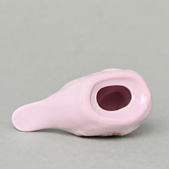 Small bird figurine, Leander, decor 158, rose china