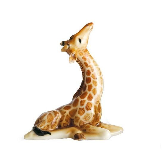 Endless Beauty giraffe design sculptured porcelain baby figurine 10 cm, FRANZ Porcelain