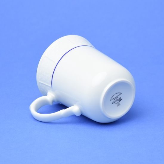 Natálie modré linky: Hrnek 250 ml, Thun 1794, karlovarský porcelán