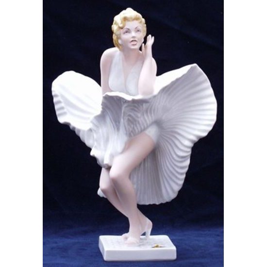 Marilyn Monroe 11 x 19,5 x 27,5 cm, Porcelánové figurky Duchcov