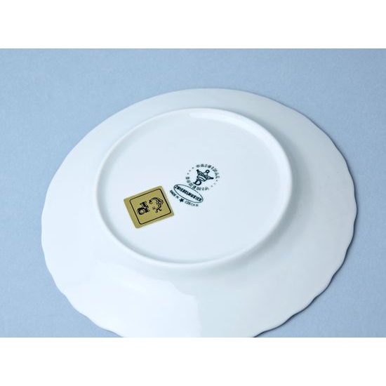 Plate embossed 15 cm, Original Blue Onion Pattern