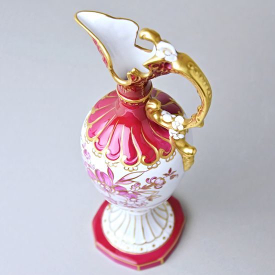 Váza AMFORA jednouchá 30 x 12,5 x 10 cm, Purpur, Vázy Duchcov