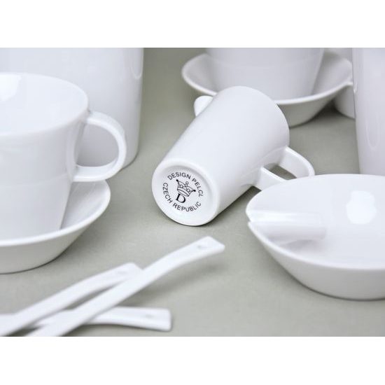 Bohemia White, Coffee set, Pelcl design, Cesky porcelan a.s.