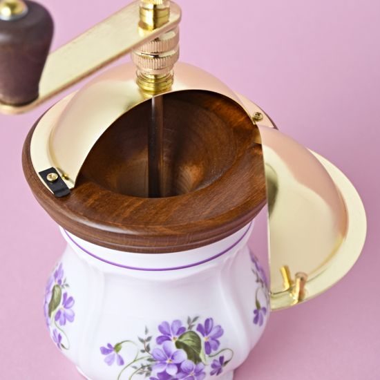Coffee mill Aneta 21 cm, Violet, Cesky porcelan a.s.
