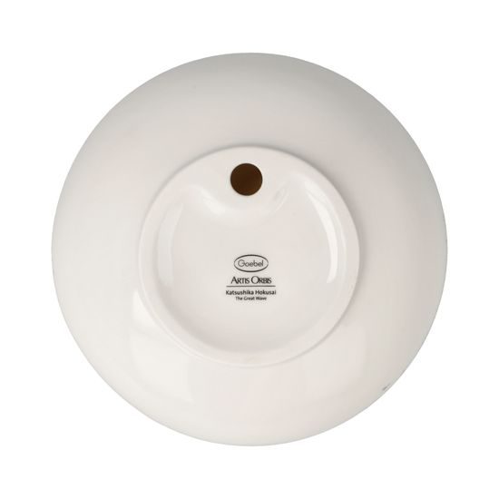 Candle holder K. Hokusai - The Great Wave, 12 / 12 / 4 cm, Porcelain, Goebel