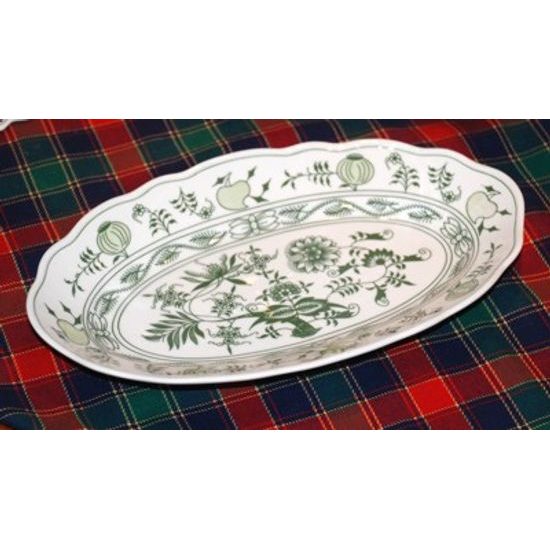 Oval dish 31 cm, Green Onion Pattern, Cesky porcelan a.s.
