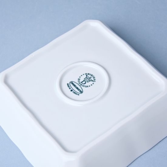 Mísa salátová čtyřhranná 15 cm, Cibulák, originální z Dubí