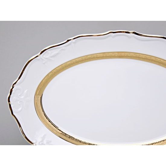 Dish oval 34 cm, Thun 1794 Carlsbad porcelain, Marie Louise 88003