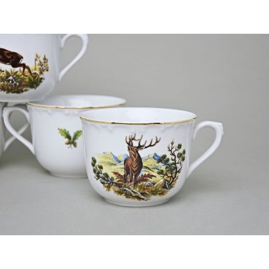 Cup (mug) R 0,25 l, Hunting, 4 pcs., Cesky porcelan a.s.