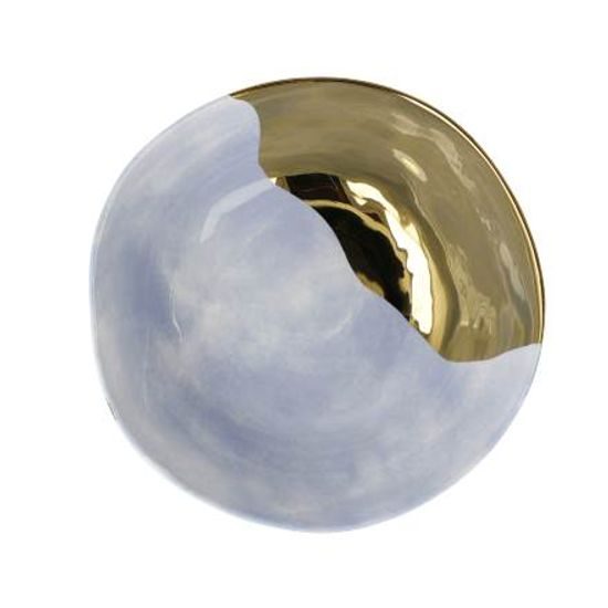 Mísa Barvy ráje 20 / 20 / 7,5 cm šedomodrozlatá, porcelán, Goebel