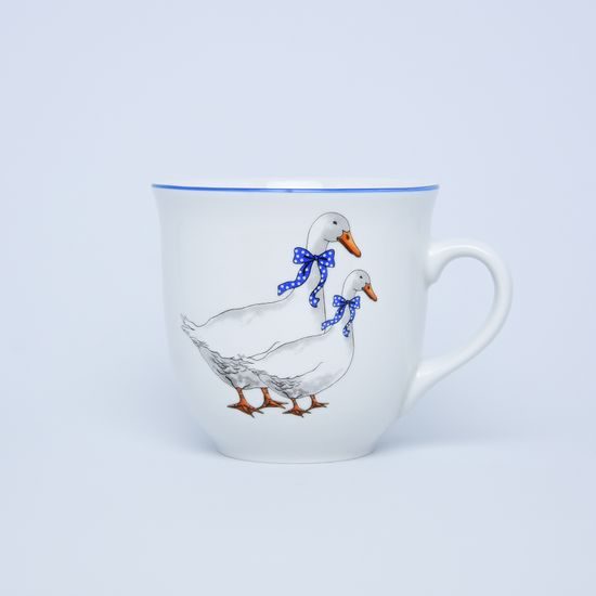 Hrnek Mirek 400 ml, Český porcelán a.s., husy