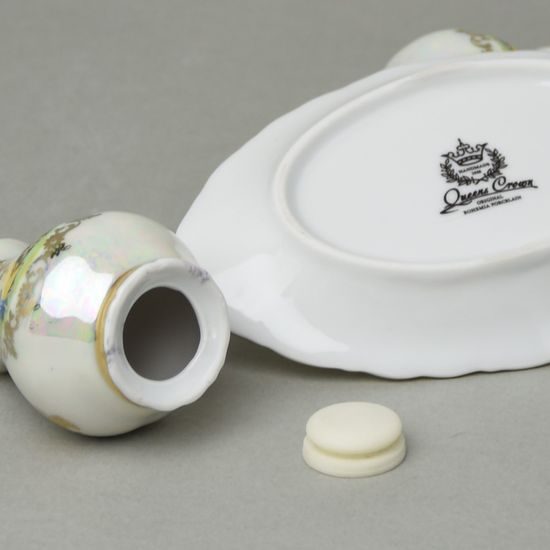 Slánka + pepřenka + podnůsek, Tři Grácie, porcelán QueensCrown