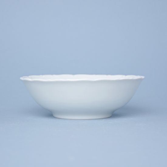 Bowl 16 cm 450 ml, Ophelia white with bottom sign, Thun 1794