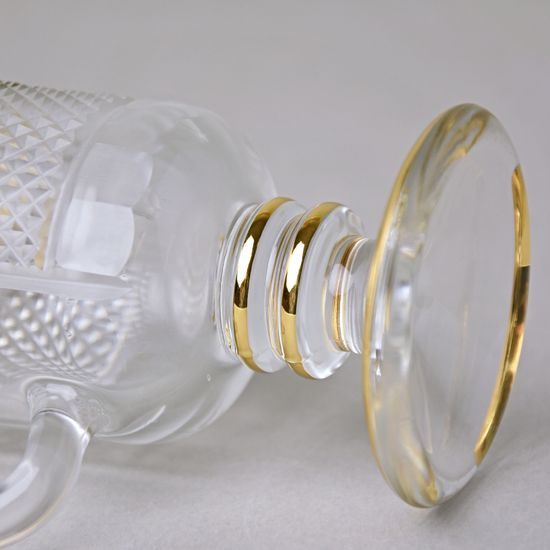 Coffee cup Venezia 160 ml footed, matt gold, Balvínglass