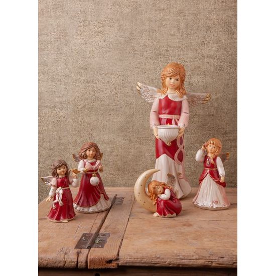 Angel Dressed up for the party 8,5 / 7,5 / 15,5 cm, stoneware, Goebel