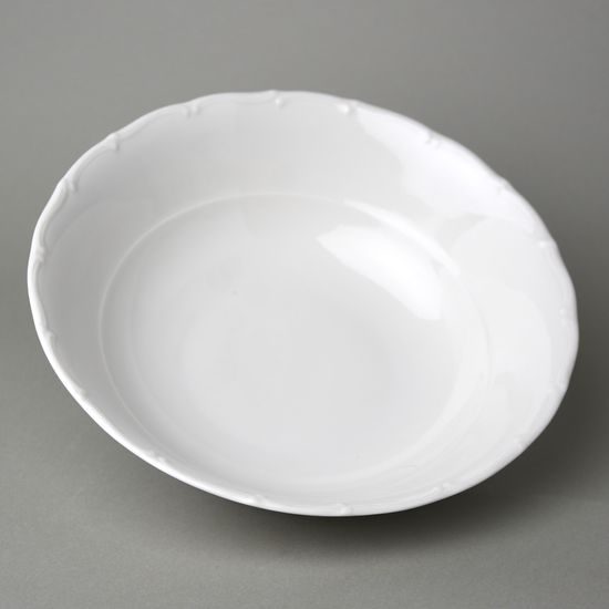 Salad bowl 23 cm, Ofélie bílá, Stará Role Moritz Zdekauer, QII